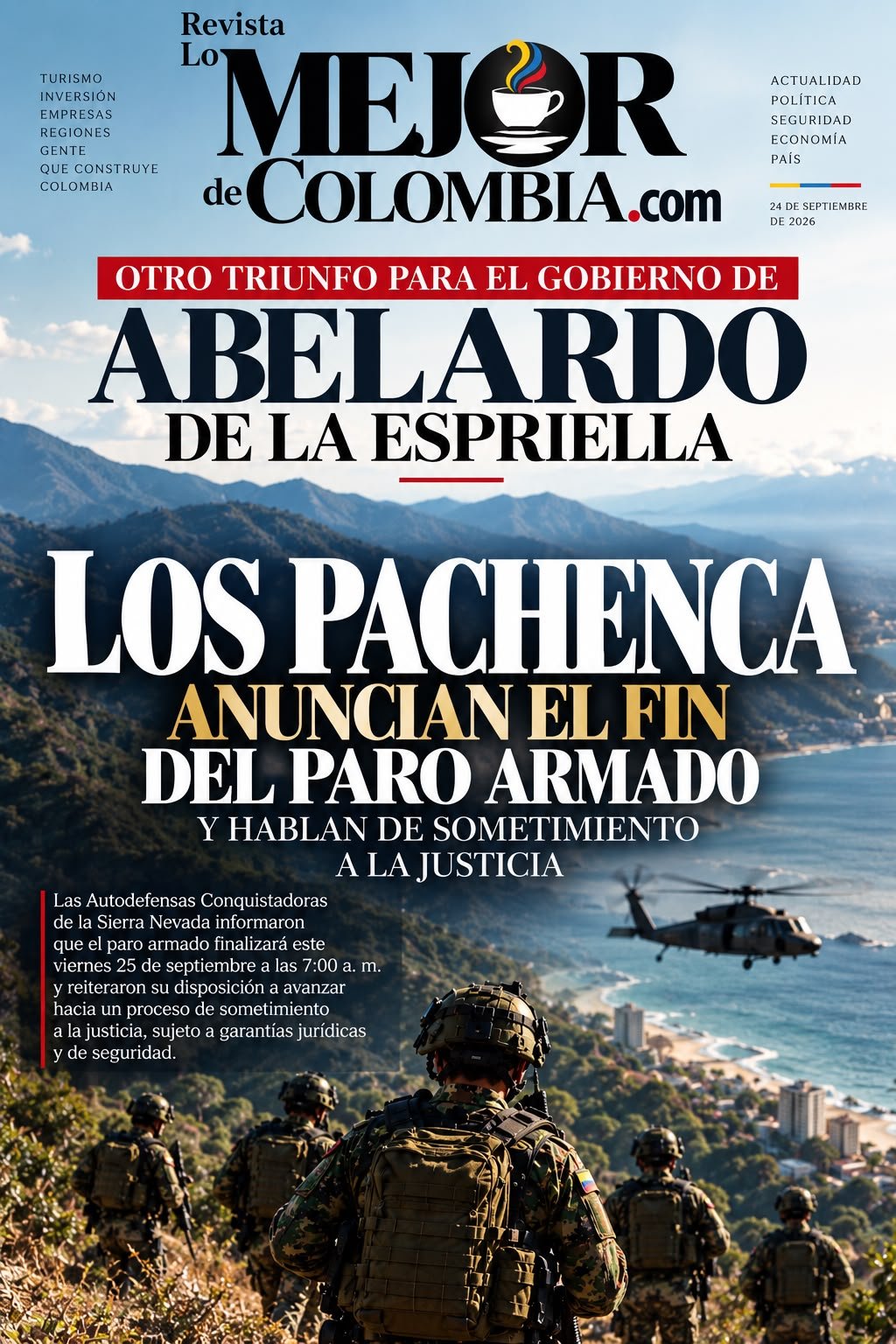 Los Pachenca anuncian el fin del paro armado en Magdalena y La Guajira este viernes