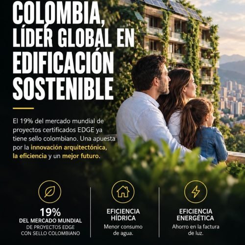 Colombia lidera la construcción sostenible a nivel mundial con certificación EDGE
