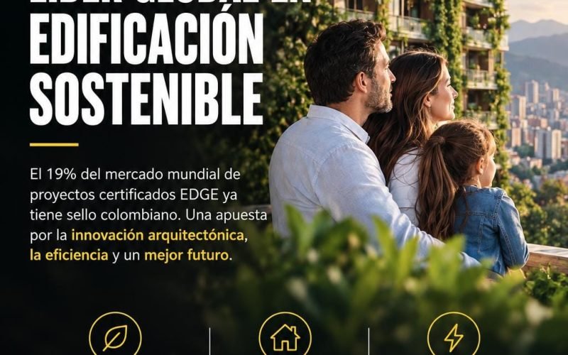 Colombia lidera la construcción sostenible a nivel mundial con certificación EDGE