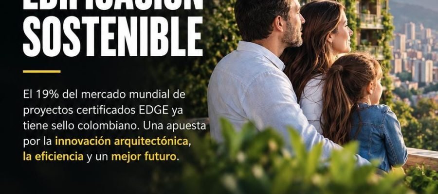 Colombia lidera la construcción sostenible a nivel mundial con certificación EDGE