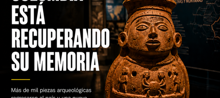 Colombia está recuperando su memoria: el regreso de más de mil piezas arqueológicas marca un momento histórico para la cultura del país